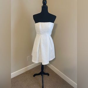 Cynthia Steefe. Strapless white dress. Perfect for a rehearsal dinner